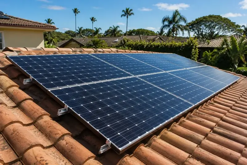 Installation de panneaux solaires à Val-de-Livenne